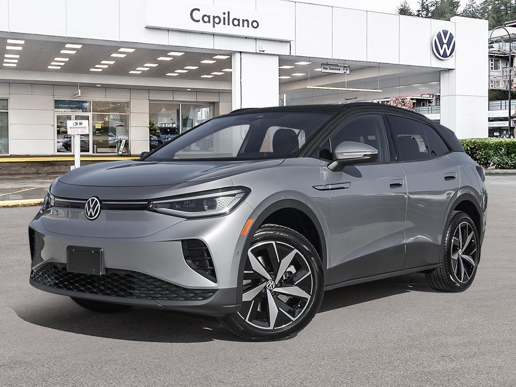 A 2024 Volkswagen ID.4 Pro S AWD electric SUV parked outdoors