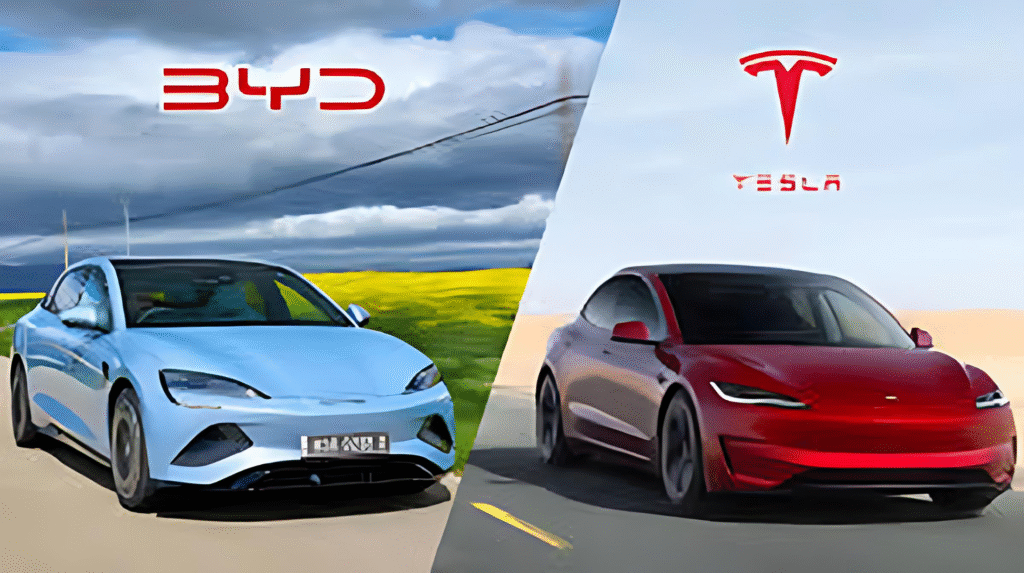 Tesla vs BYD